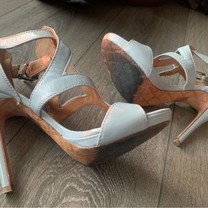 LAMB leather heels. Sz 9